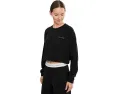 Calvin Klein Underwear Кроп-топ с длинным рукавом и логотипом из джерси