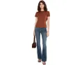 Джинсы 7 For All Mankind HW Ali с высокой посадкой и расклешенным низом