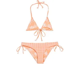 Подростковый треугольный бикини Snapper Rock Cali Palms из переработанных материалов
