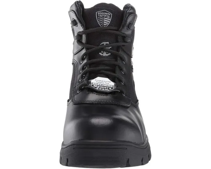 Skechers Wascana Linnean Comp Toe тактические ботинки Black