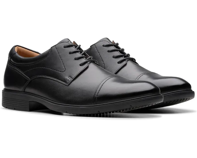 Оксфорды Clarks Eldredge Cap с мыском и резиновой подошвой