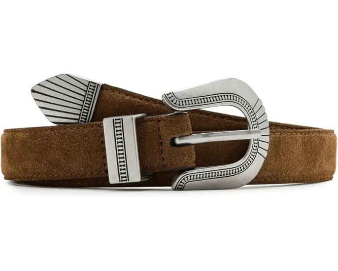 Замшевый ремень Madewell в вестерн-стиле с винтажной пряжкой