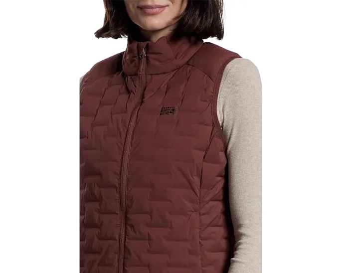 Легкий жилет Stretchdown Light с утеплителем 700 fill power и упаковывается в карман