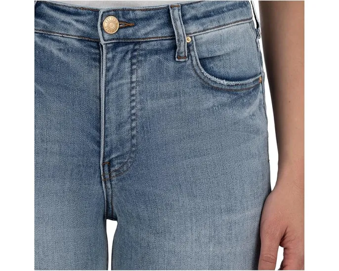 Джинсы KUT from the Kloth Kelsey с высокой посадкой и расклешенными штанинами