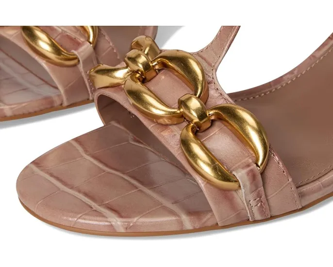 Сандалии Vince Camuto Chirie на платформе с цепью и крокодиловым принтом