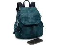 Kipling City Pack Mini Print мини-рюкзак с принтом и четырьмя отделениями