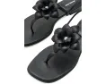 Сандалии Jacie Thong MICHAEL Michael Kors с кожаным цветком