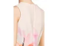 Платье Calvin Klein Scuba Foral Sheath с цветочным принтом и застежкой-молнией на спине
