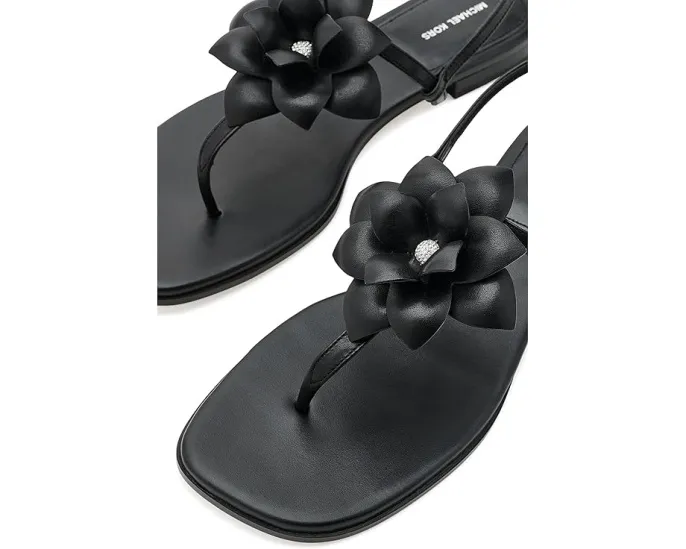 Сандалии Jacie Thong MICHAEL Michael Kors с кожаным цветком