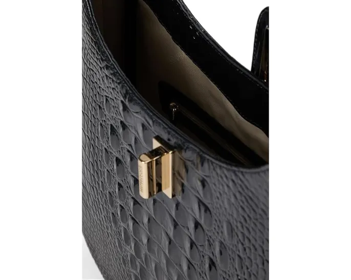 Сумка Brahmin Fallon Slim Shoulderbag через плечо с поворотным замком и карманами