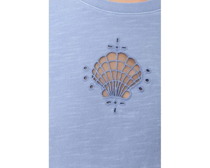 Футболка Splendid Seashell Emb с коротким рукавом