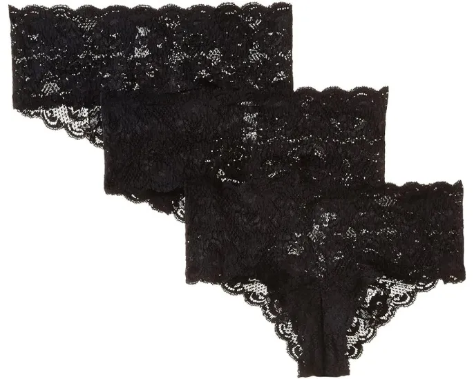 Cosabella Набор из 3 шорт Hottie Hotpant Never Say Never с кружевом