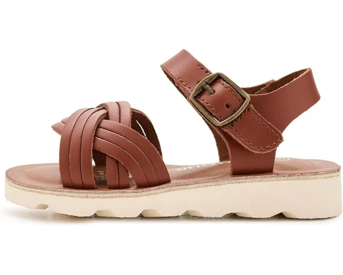 Сандалии L'Amour Shoes Kids Athena с круглым носком и пряжкой