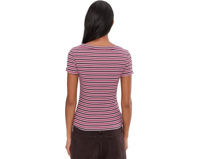 Футболка Madewell Scoop Neck Brightside с полосками