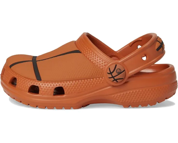 Crocs спортивные сабо Classic для малышей с футбольным принтом