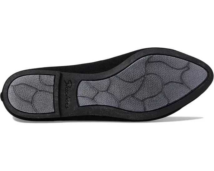 Skechers балетки Cleo Bewitch с вязаным верхом и стеганым воротником на пенной стельке