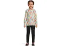 Детская толстовка Spyder Kids Reflect 1/2 Zip с защитой UPF 50+ и зимним принтом