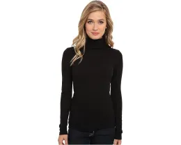 Классический топ Splendid с длинными рукавами и круглым вырезом из хлопка Supima