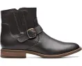 Ботинки Clarks Camzin Loop из кожи с боковой молнией и декоративной пряжкой