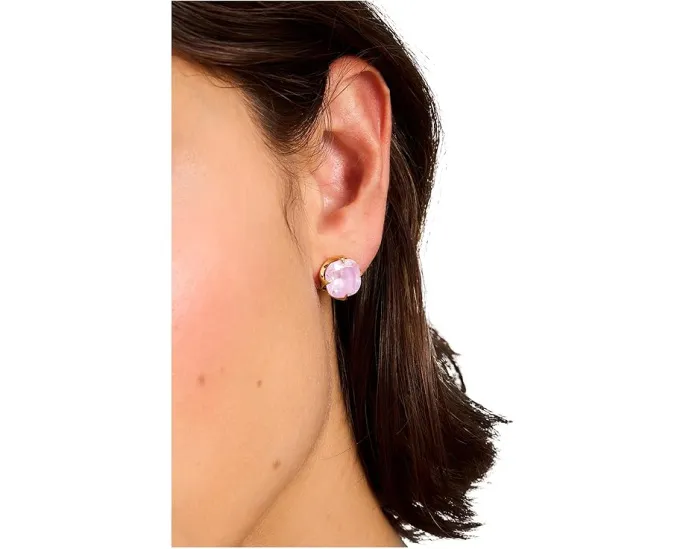 Серьги-гвоздики Kate Spade New York Pop Of Joy с граненым камнем и надежной застежкой