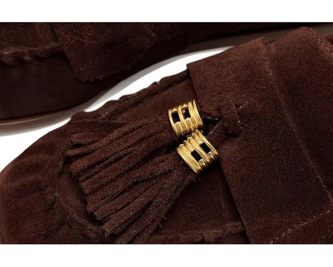 Лоферы Franco Sarto Carita с заостренным носком и кисточкой на экологичной коже