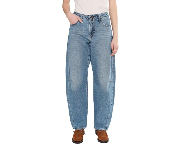Джинсы Levi's Premium Baggy Dad Barrel с зауженным кроем и карманами