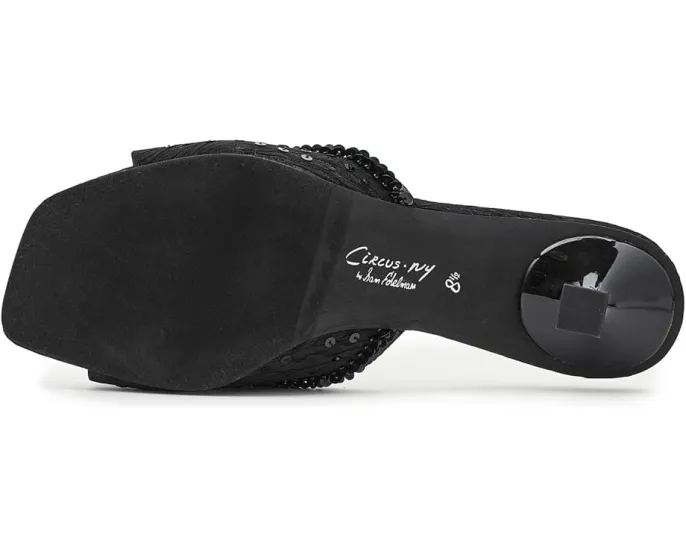 Сандалии Circus NY by Sam Edelman Juliana с пайетками и низким расклешенным каблуком