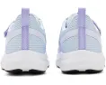 New Balance 625 детские кроссовки на липучках фиолетовые с дышащей сеткой