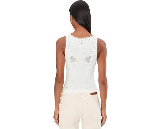 Топ Flirty Flutters Tank с вырезом лодочкой и вышивкой Free People