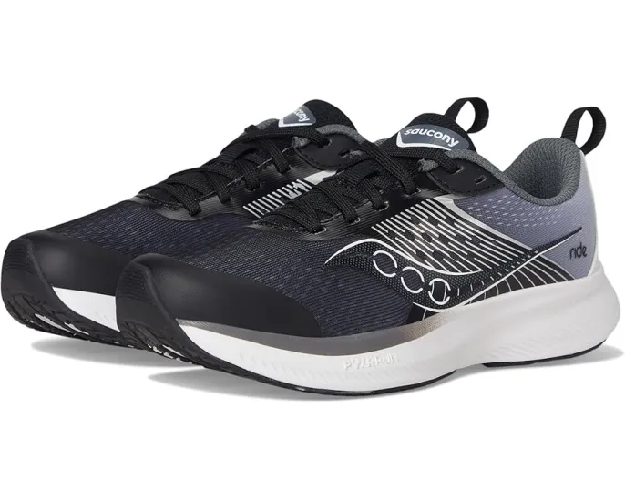 Детские кроссовки Saucony Ride KDZ с амортизацией PWRRUN и петлей на пятке