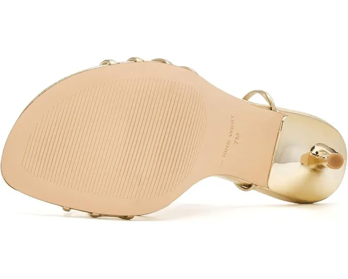 Вечерние сандалии Nine West Opela на высоком каблуке-стилетто с переплетением бретелей и лямками на щиколотке