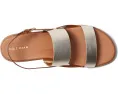 Cole Haan Плоские сандалии Flynn из кожи с регулируемой пряжкой