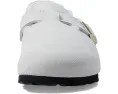 Классические сабо Boston с овчиной из мягкой замши Birkenstock