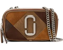 Сумка Marc Jacobs The Suede Patchwork Softshot через плечо в стиле пэчворк