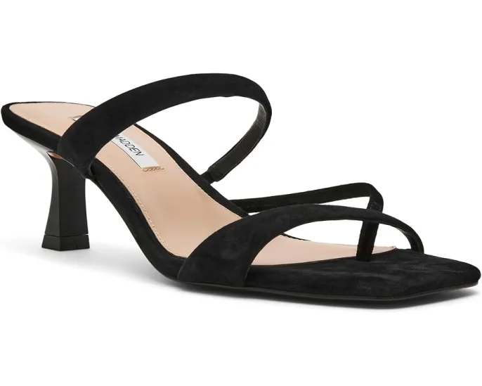 Сандалии Ajay на низком каблуке с кожаным верхом и квадратным носком Steve Madden