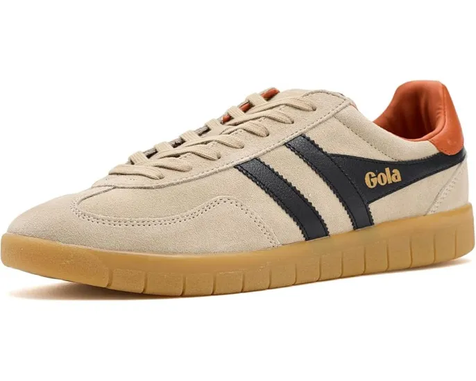 Кроссовки Gola Atlas из премиальной кожи с круглым носом