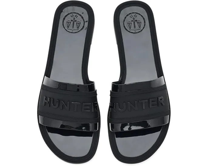 Повседневные сандалии Marina от Hunter с плоской подошвой и логотипом