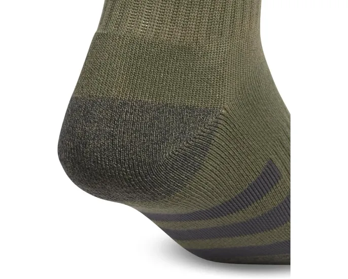 Носки Adidas Cushioned 3.0 3-Pack Quarter Socks хлопковые белые