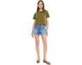 Футболка Bella Tee Slub Madewell Varsity Red хлопковая классическая