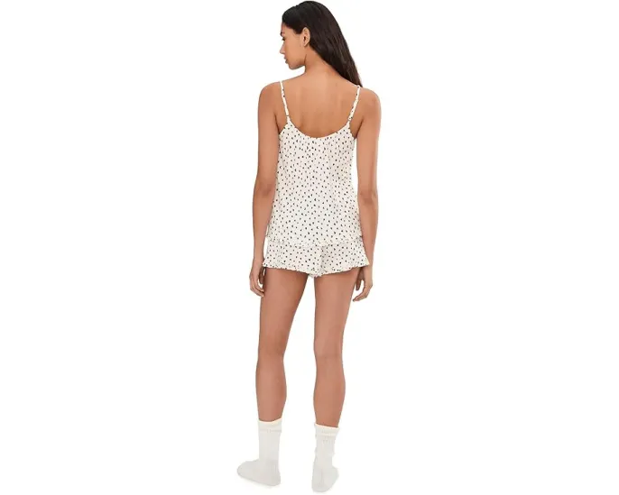 Комплект Eberjey Gisele с топом и шортами из тенселя с оборками