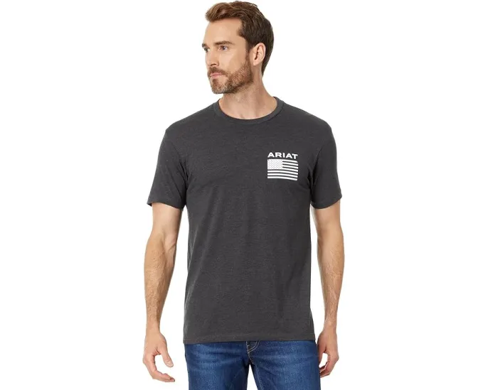 Футболка Ariat Freedom с коротким рукавом и принтом на спине