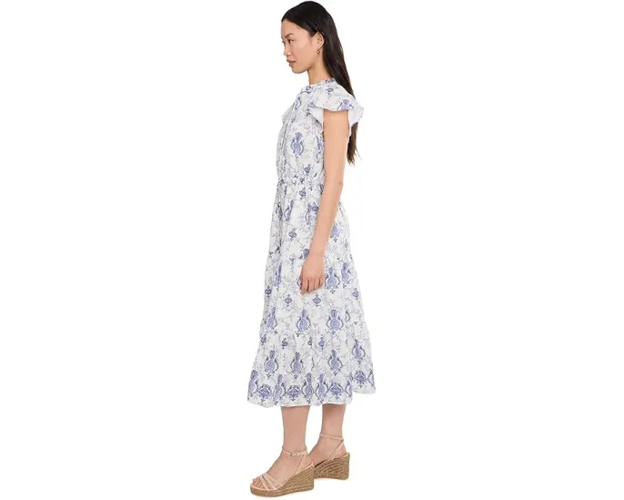 Noble Pineapple Midi Dress