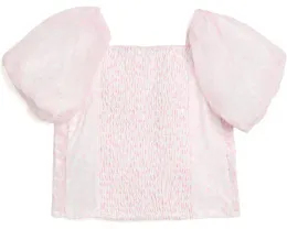 Топ Emerson Organza Puff Sleeve Top для детей от abercrombie kids