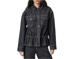 Куртка-тракер Denby Peplum AllSaints из денима