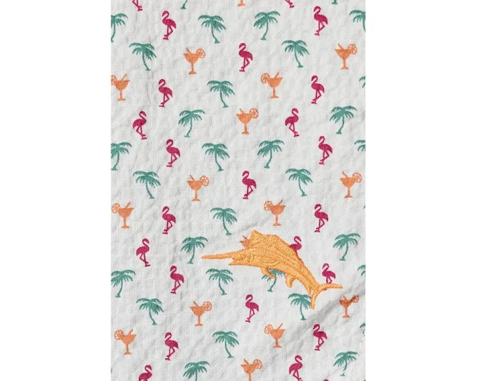 Рубашка Tommy Bahama Nova Wave Flock It To You из хлопкового микса с принтом