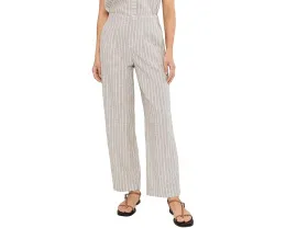 Укороченные брюки Petite Lenox с широкими штанинами в полоску NIC+ZOE