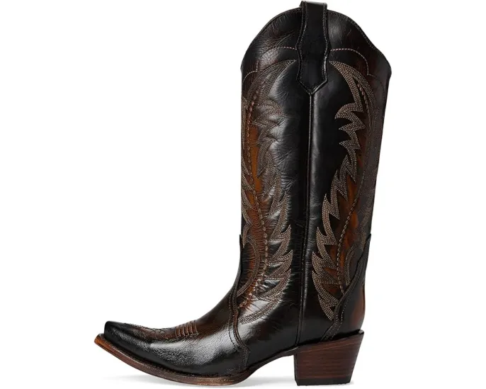 Сапоги Corral Boots L5872 с вышивкой и заостренным носком на кубинском каблуке
