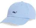 Бейсболка Vineyard Vines Classic с кожаным ремешком и вышитым китом