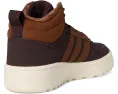 Кроссовки adidas Kids Hoops 4.0 Mid Top на шнуровке с резиновой подошвой
