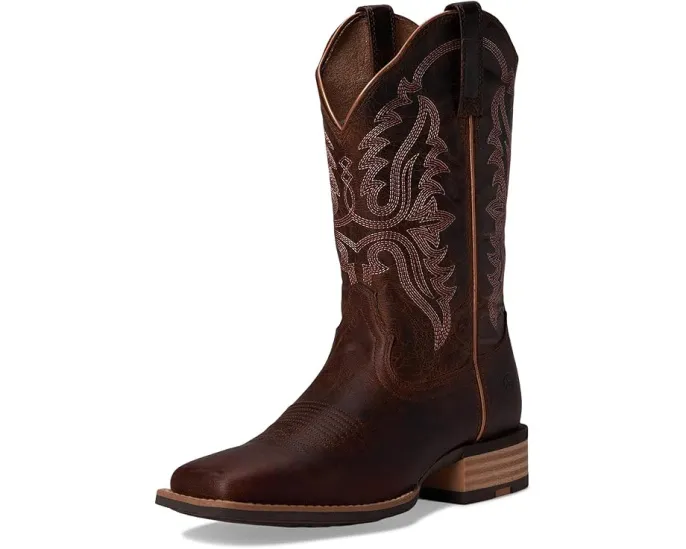 Ковбойские сапоги Ariat Olena Western с широким квадратным носком и подошвой SMARTLITE